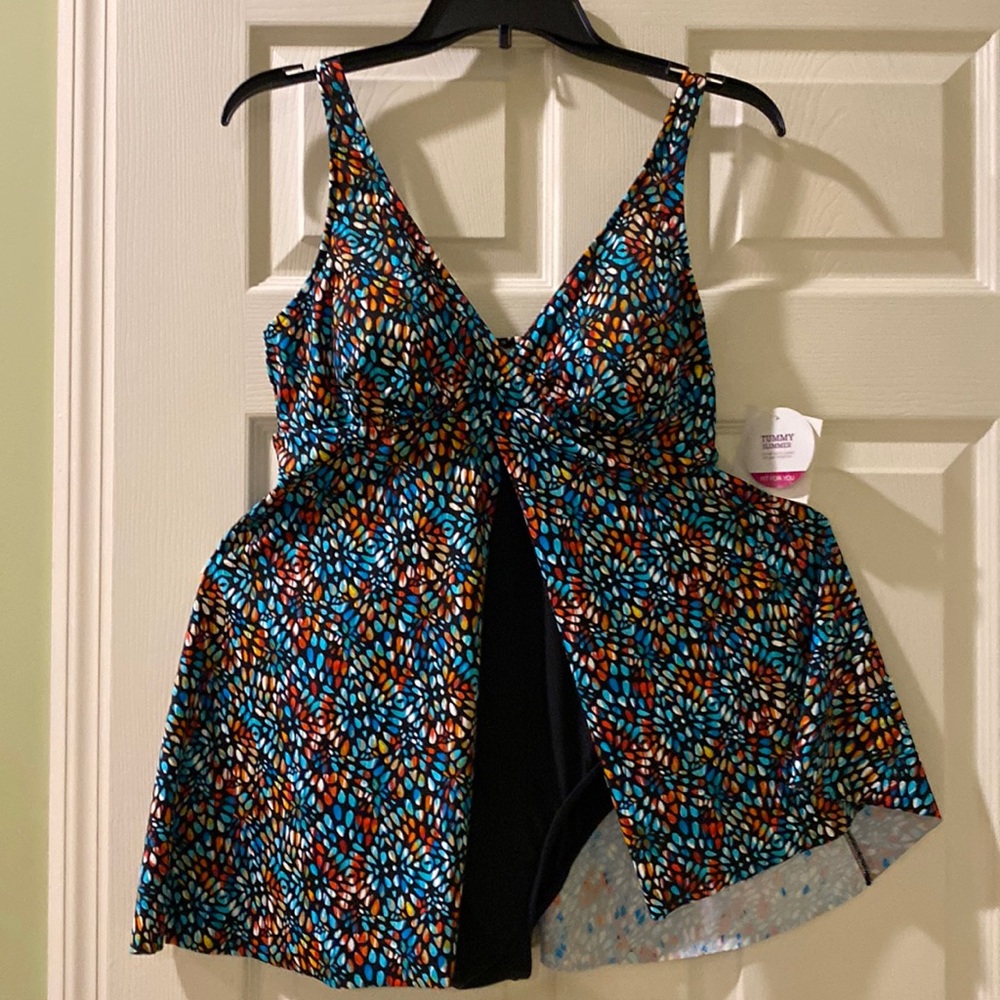 One piece swimsuit, croft and barrow, Kohl’s, size 12